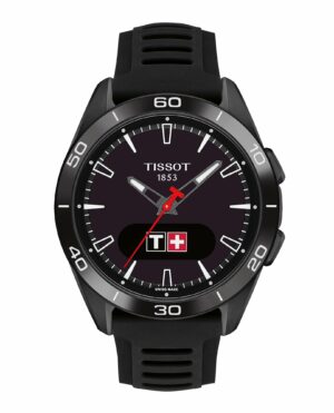 Tissot T-Touch Connect Sport T153.420.47.051.04 - Gioielleria Casavola di Noci - orologio svizzero smartwatch ibrido in titanio PVD nero a carica solare