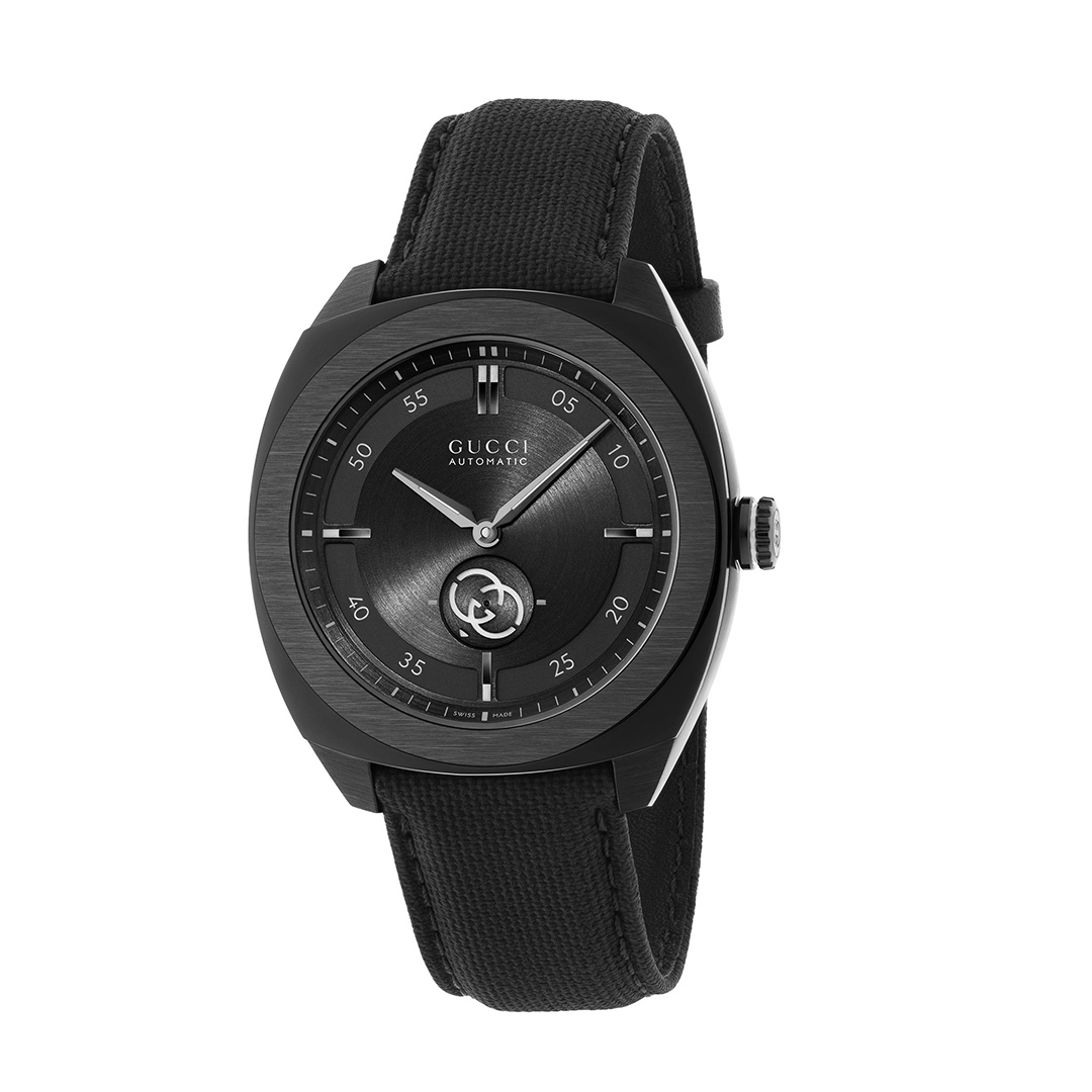 Gucci Interlocking YA142330 - Gioielleria Casavola di Noci - orologio automatico svizzero da uomo con cassa 41 mm colore nero in acciaio INOX