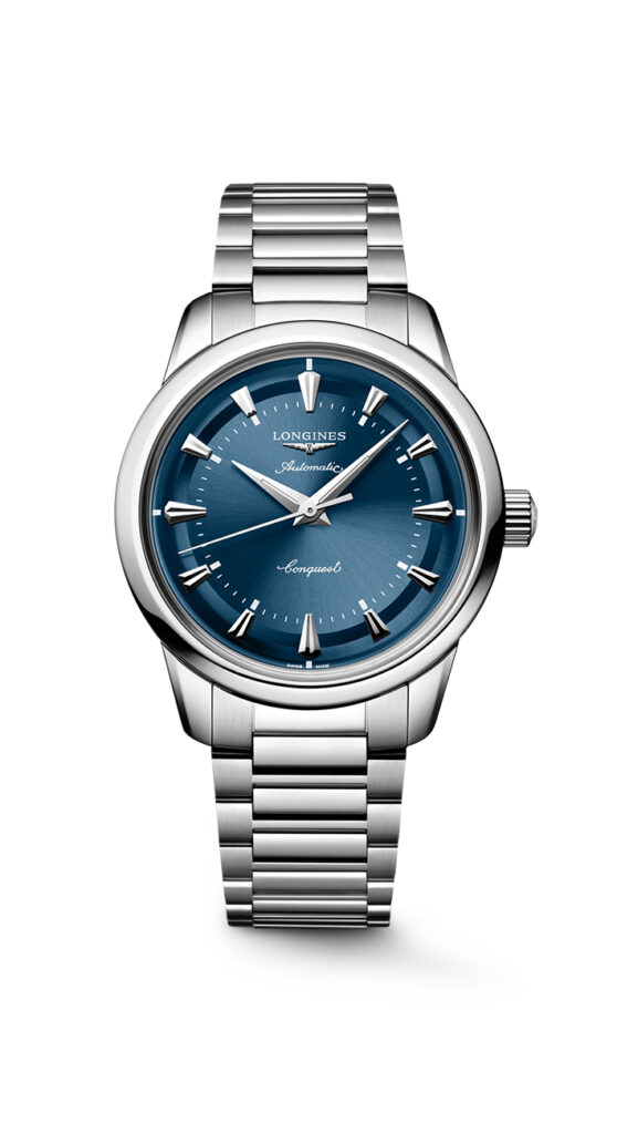 Longines Conquest Heritage L1.649.4.92.6 - Gioielleria Casavola di Noci - orologio svizzero con calibro automatico - cassa in acciaio INOX - quadrante blu