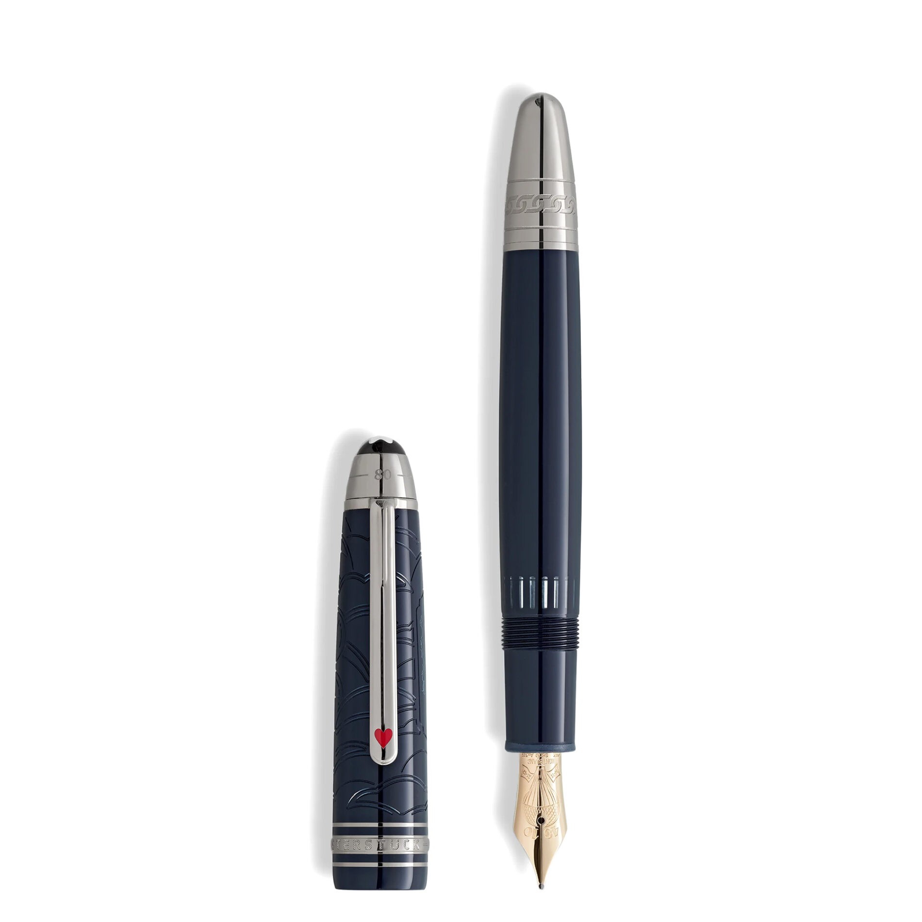 Montblanc stilografica Giro del Mondo leGrand 132875 - Gioielleria Casavola di Noci - penna di lusso in edizione speciale - realizzata in resina color blu