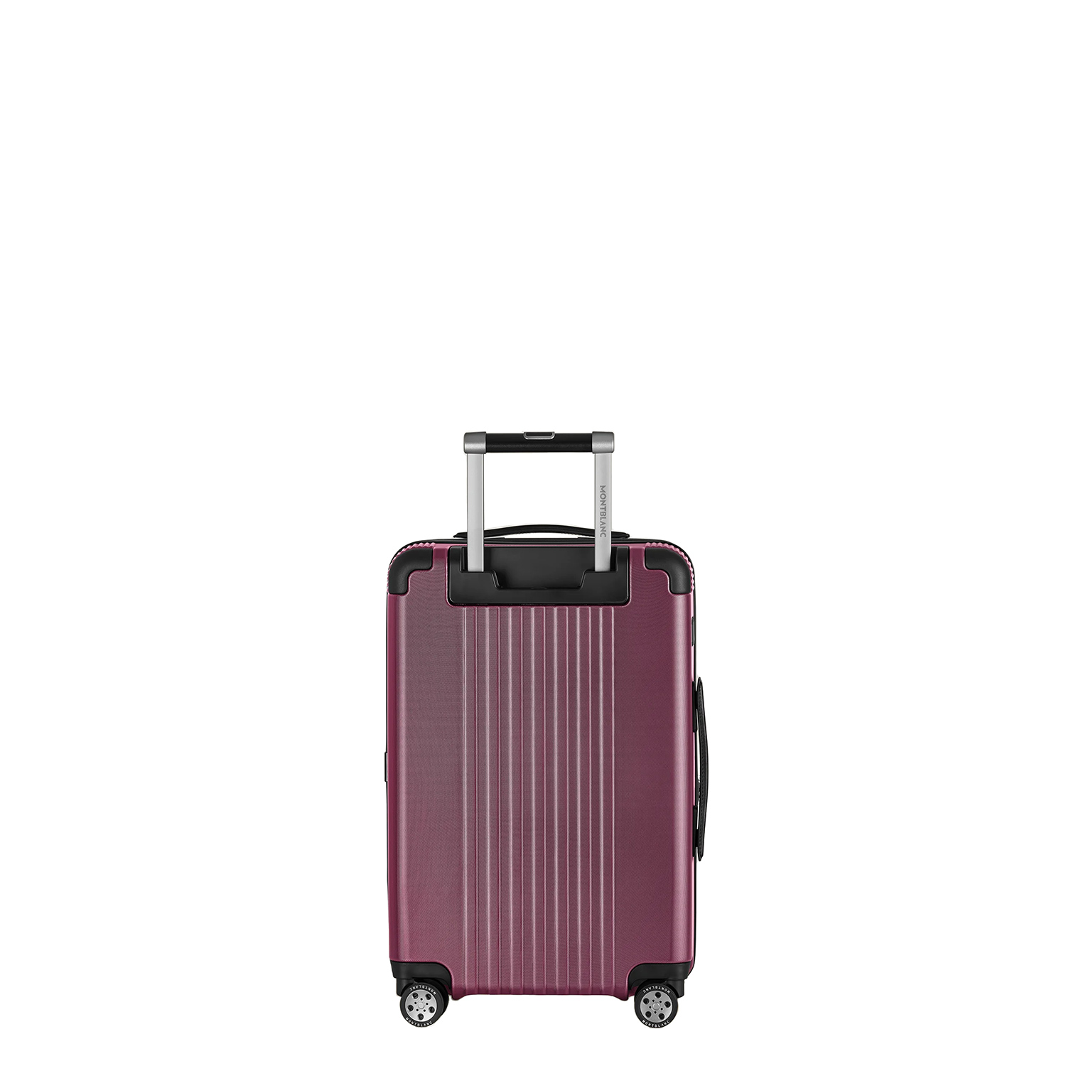Montblanc trolley compatto MY4810 199431 - Gioielleria Casavola di Noci - pelletteria da viaggio di lusso - colore rosso cassis - ruote in alluminio - idee regalo per viaggio di nozze