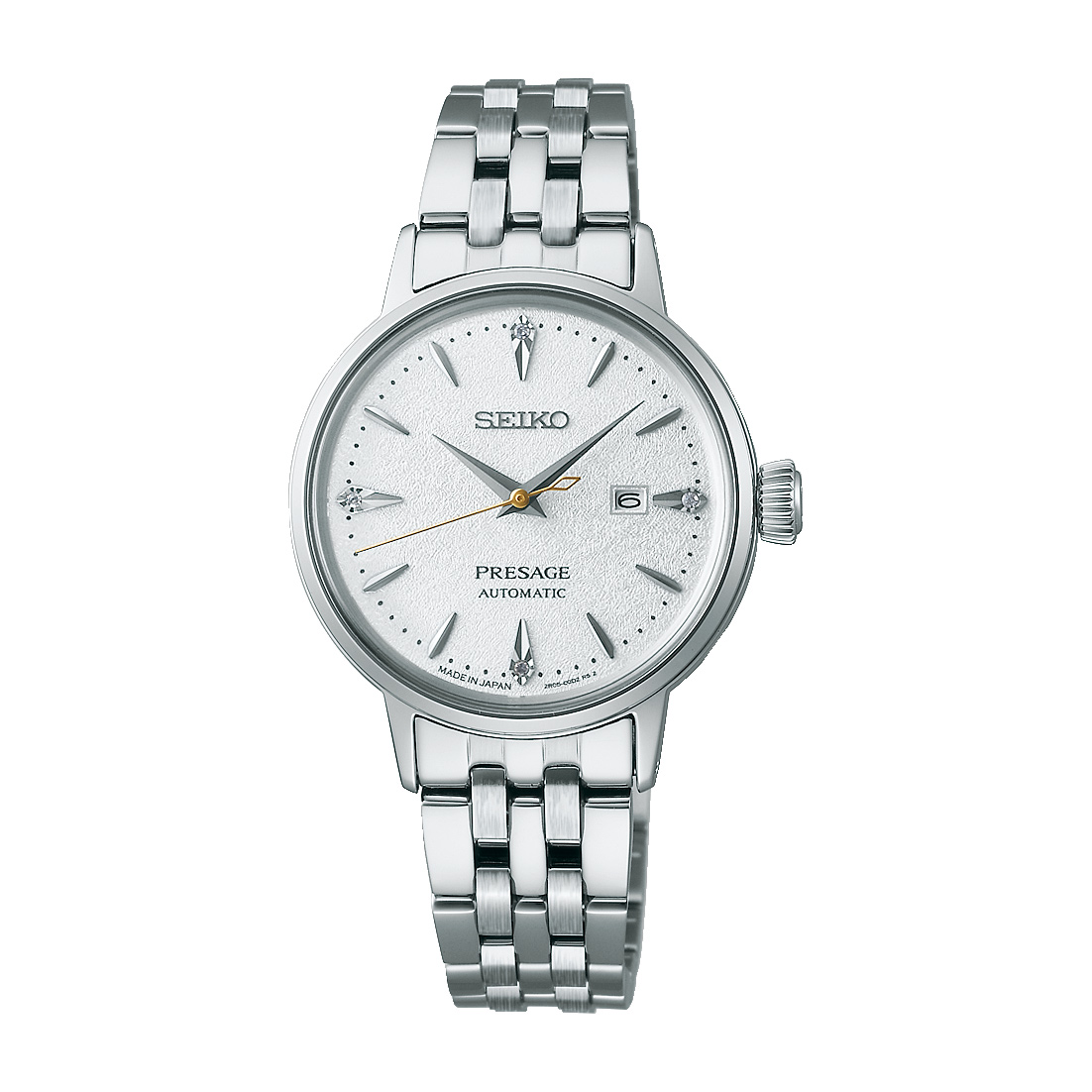 Seiko Presage Cocktail SRE017J1 - Gioielleria Casavola di Noci - orologio automatico da donna - diamanti come indici - idee regalo compleanno 50 anni migliore amica