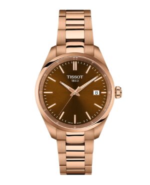 Tissot PR 100 34MM T150.210.33.291.00 - Gioielleria Casavola di Noci - orologio da donna svizzero - quadrante marrone - idee regalo 30 anni migliore amica