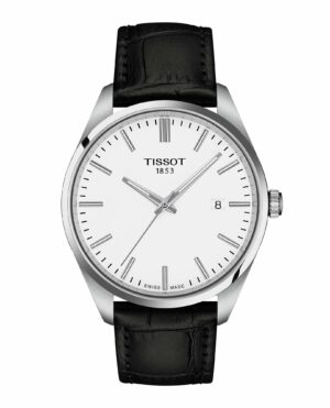 Tissot PR 100 T150.410.16.011.00 - Gioielleria Casavola di Noci - orologio al quarzo svizzero elegante - quadrante bianco - idee regalo uomo compleanno 50 anni