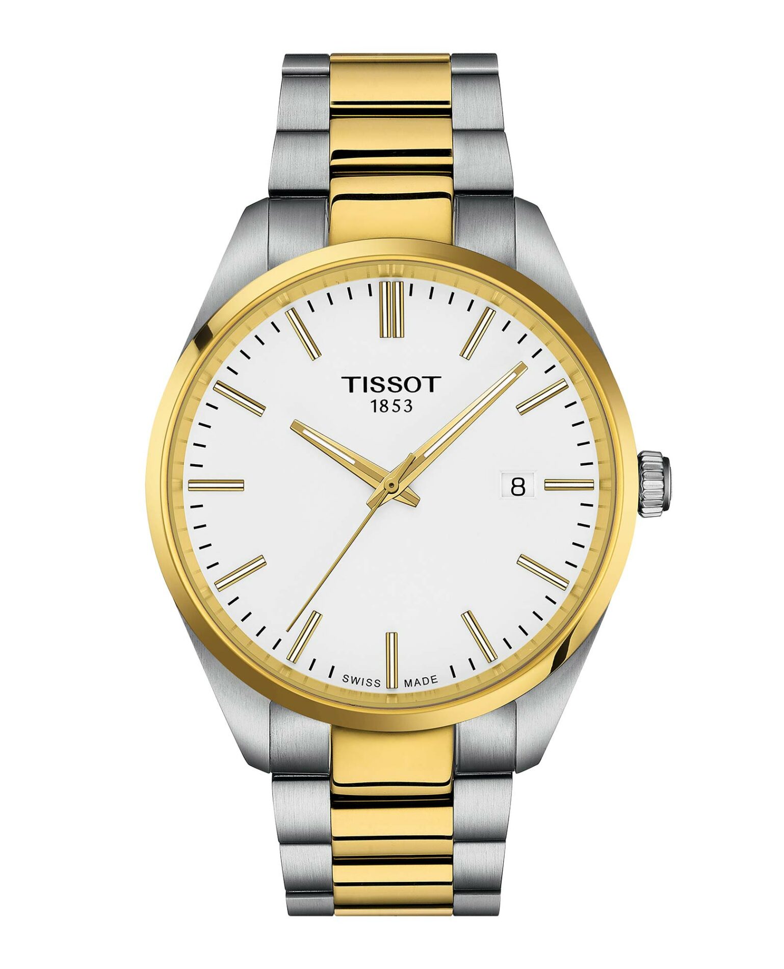 Tissot PR 100 T150.410.22.011.00 - Gioielleria Casavola di Noci - orologio svizzero al quarzo da uomo - quadrante bianco - idee regalo compleanno 50 anni uomo