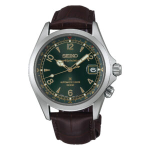 Seiko Alpinist SPB507J1 - Gioielleria Casavola di Noci - orologio automatico da uomo - nuovo modello 2025 - quadrante verde - cinturino in pelle