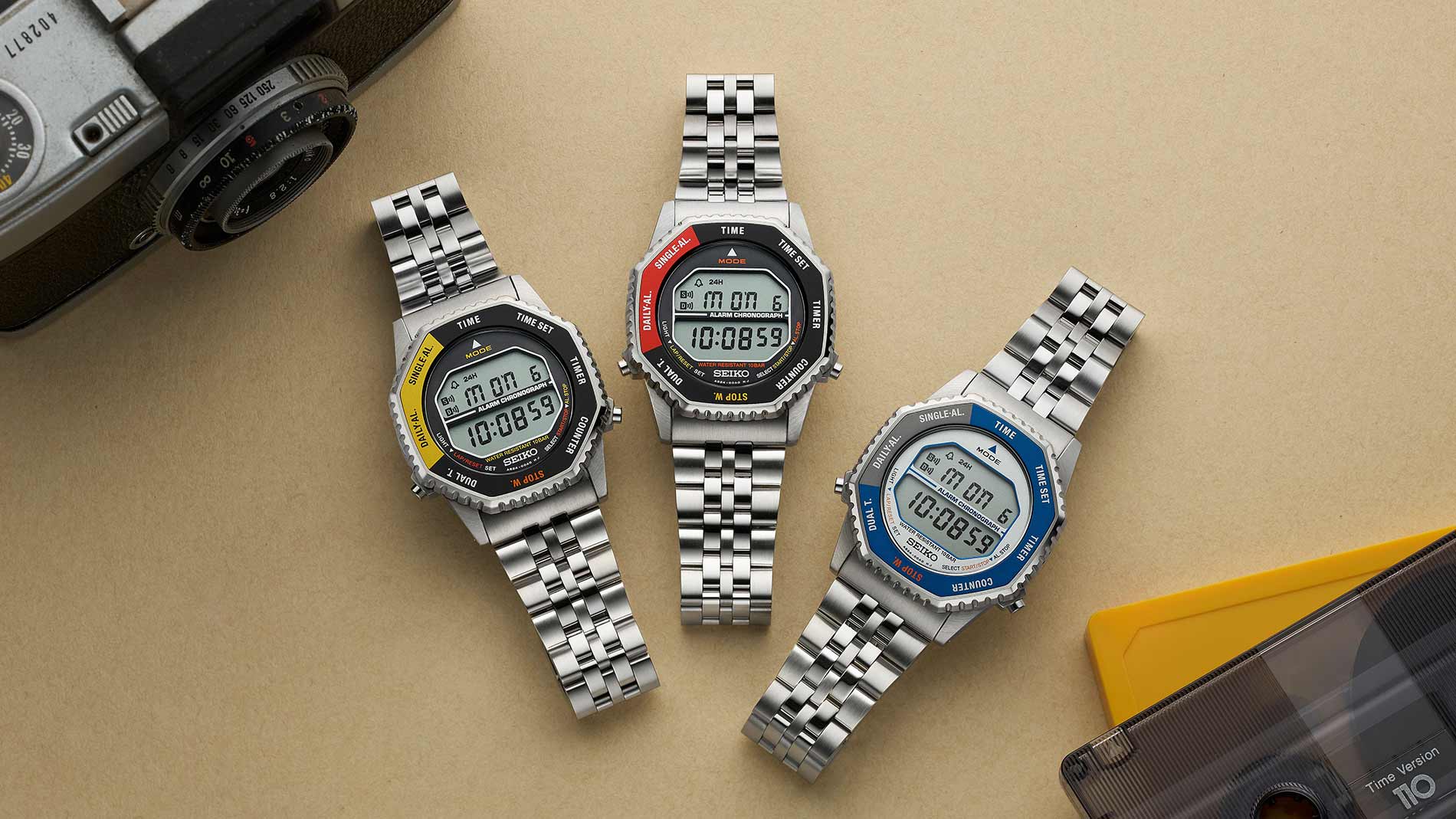 Seiko Sport Rotocall 2025 - orologio digitale al quarzo - riedizione modello originale del 1982 - Gioielleria Casavola di Noci