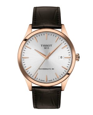 Tissot Classic Dream 40MM T158.407.36.031.00 - Gioielleria Casavola di Noci - orologio automatico svizzero da uomo elegante - quadrante argentato - cinturino in pelle