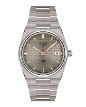 Tissot PRX 38MM T137.807.44.061.00 - Gioielleria Casavola di Noci - orologio svizzero unisex in titanio - quadrante antracite - idee regalo per ogni occasione