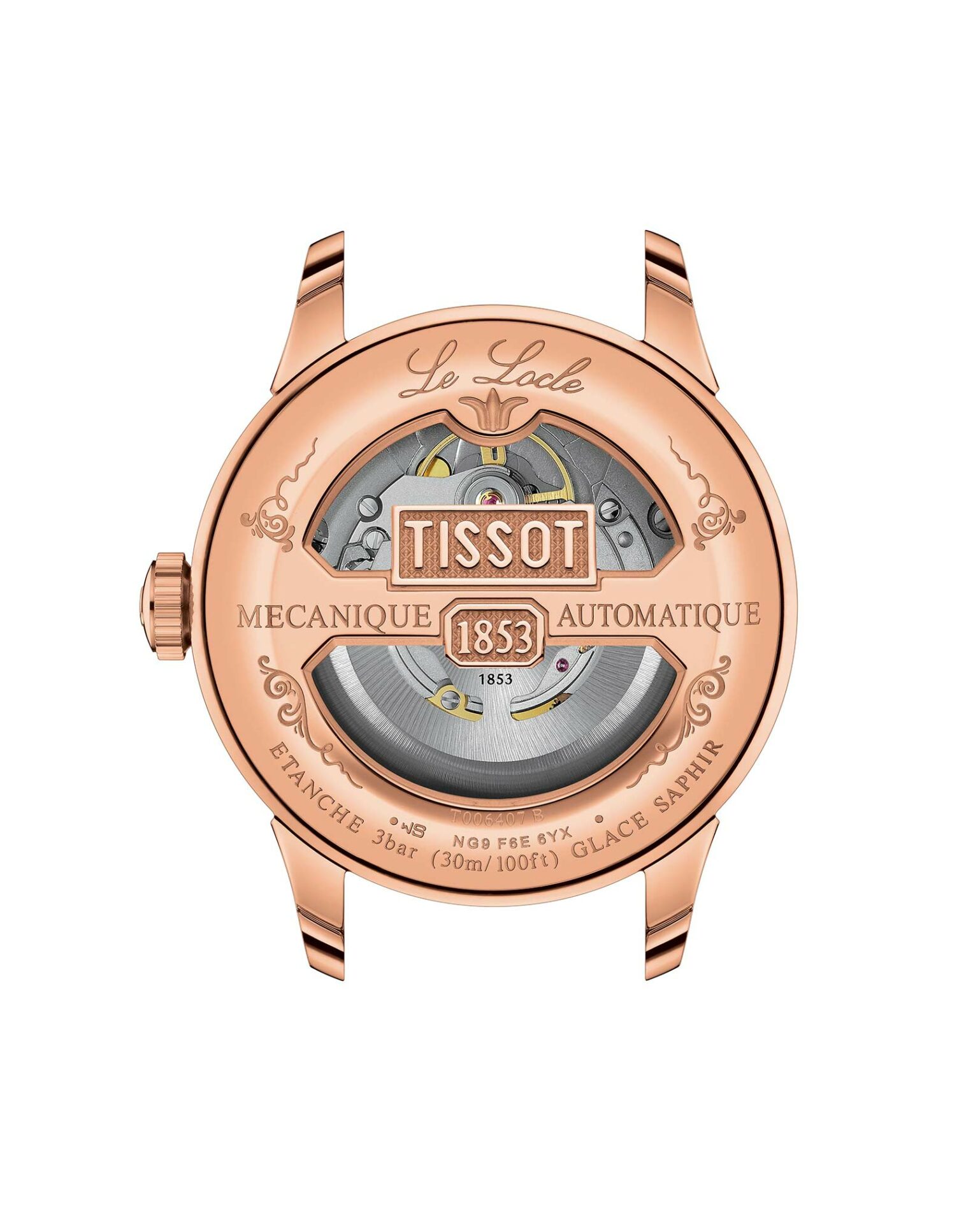 Tissot Le Locle Powermatic 80 T006.407.33.093.00 - Gioielleria Casavola di Noci - orologio automatico svizzero da uomo in acciaio INOX PVD color oro rosa