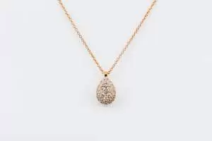 Collana goccia Liberty Rose piccolo - Gioielleria Casavola Noci - idea regalo laurea ragazza