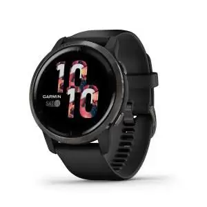 Garmin Venu 2 Slate con cinturino black - Gioielleria Casavola Noci - smartwatch GPS con display AMOLED - side